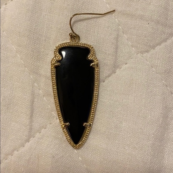 Kendra Scott Black Pointed Earrings - Picture 3 of 6